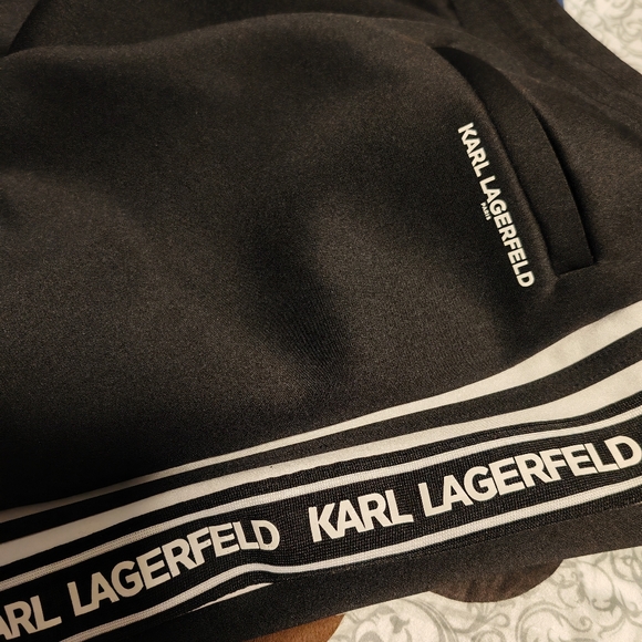KARL LAGERFIELD Logo Tape-Detail Sweatpants - UNISEX - Picture 6 of 8